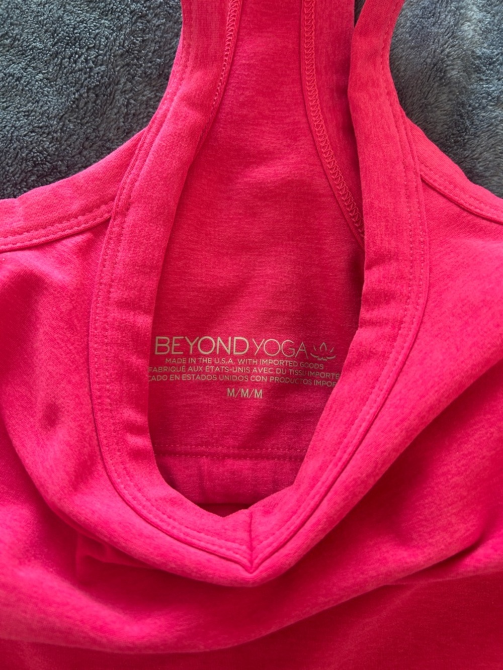 Beyond Yoga Spacedye Hot Pink Set - tank & crossover Leggings - Picture 3 of 6
